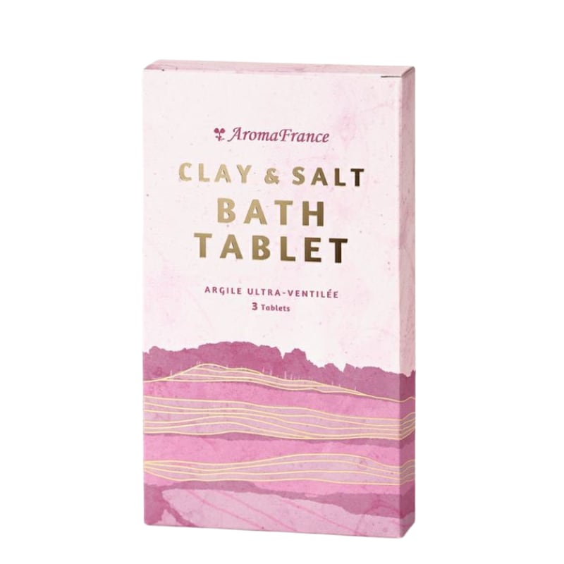 (3個入り 薄型)クレイ&ソルト バスタブレット【626】