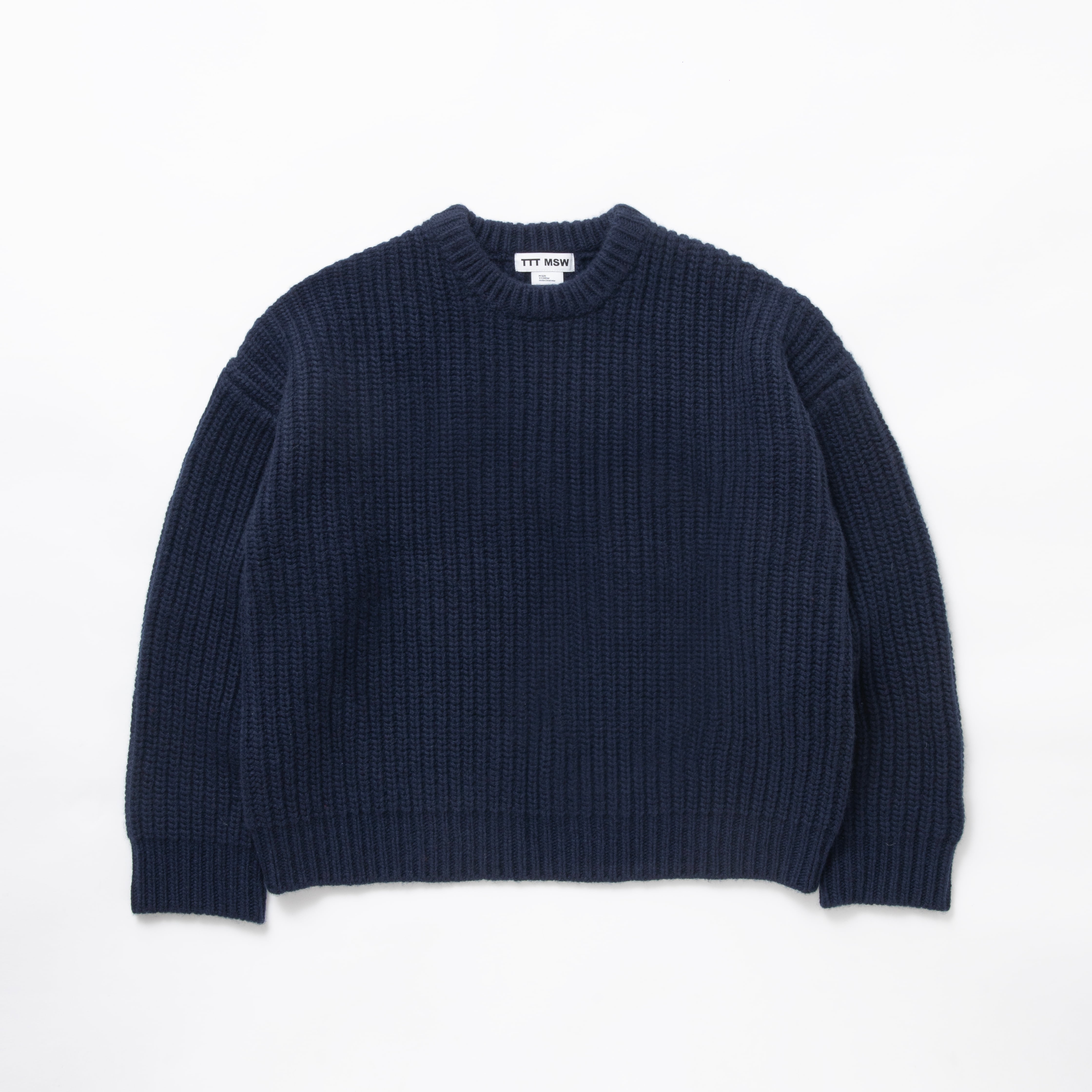 Cashmere pullover knit (NAVY) | TTTMSW