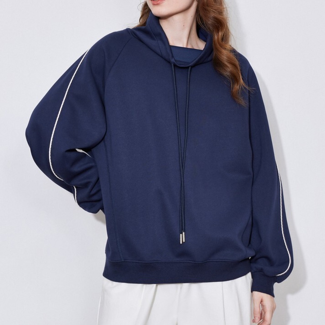 Line Casual Sweatshirt / ライン カジュアル パーカー