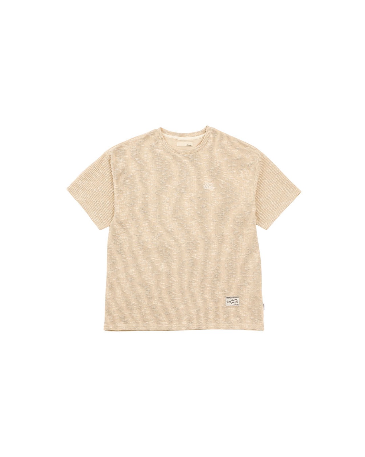 【#Re:room】SHEER SLUB KNIT T-SHIRT［REC912］
