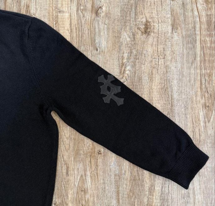 CHROME HEARTS クロムハーツ クロスパッチ カシミアプルオーバー