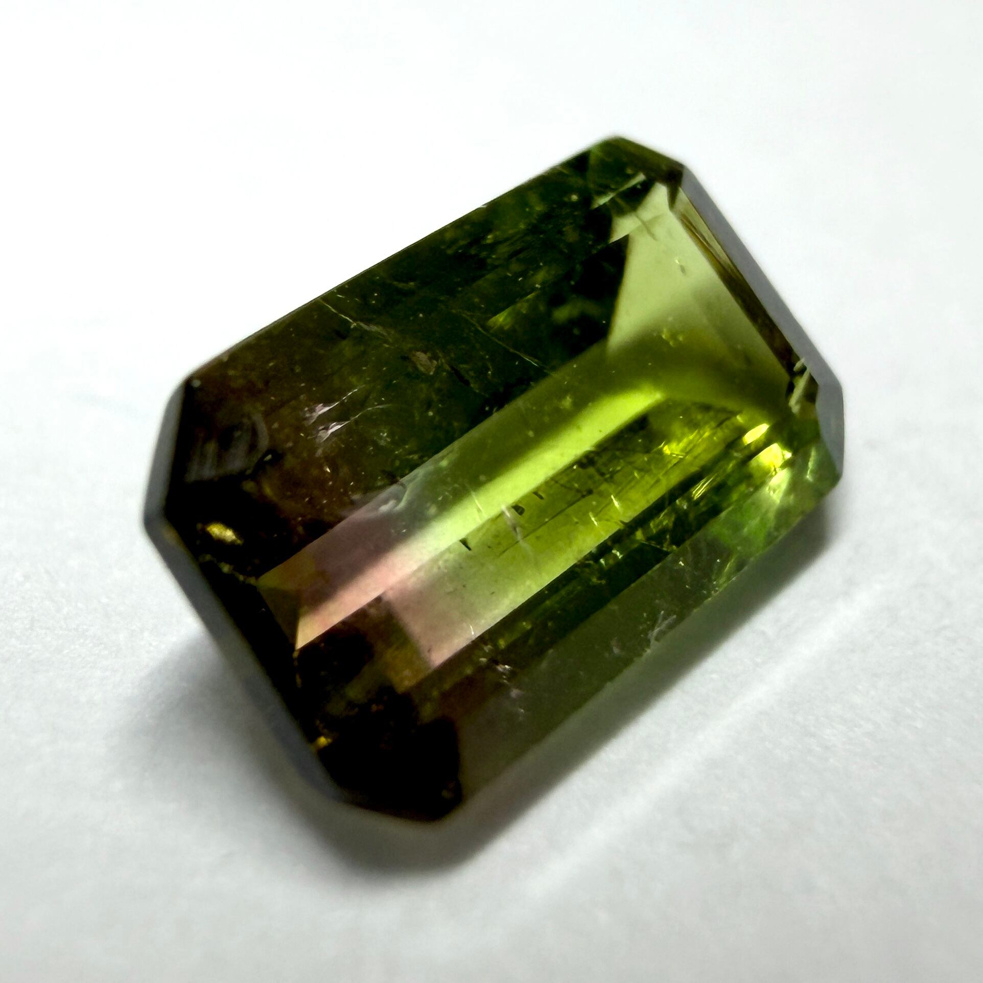 A594 天然バイカラートルマリン 0.795ct | Petal Gem