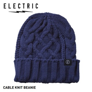 ELECTRIC CABLE KNIT BEANIE ケーブルニットビーニー ネイビー ファッション 帽子 エレクトリック