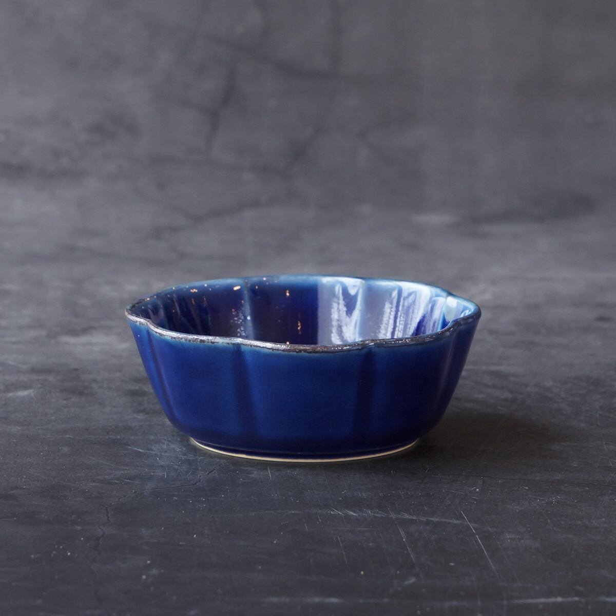 つよい器〜花小鉢〜瑠璃