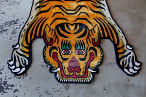 Tibetan Tiger Rug 《Lサイズ•シルク021》チベタンタイガーラグ
