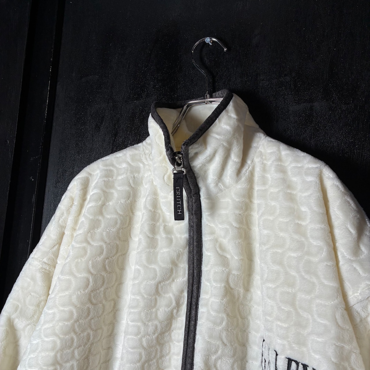 GALFY BY CRUTCHフリースジャケット ホワイト ガルフィー Y2K