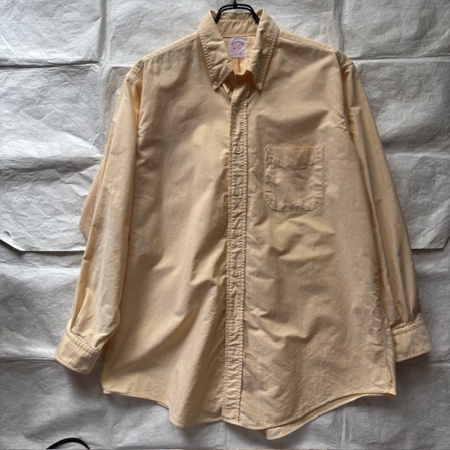 Brooks Brothers Cotton Shirt Yellow / made in USA