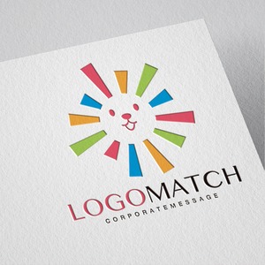 太陽のライオンのロゴ