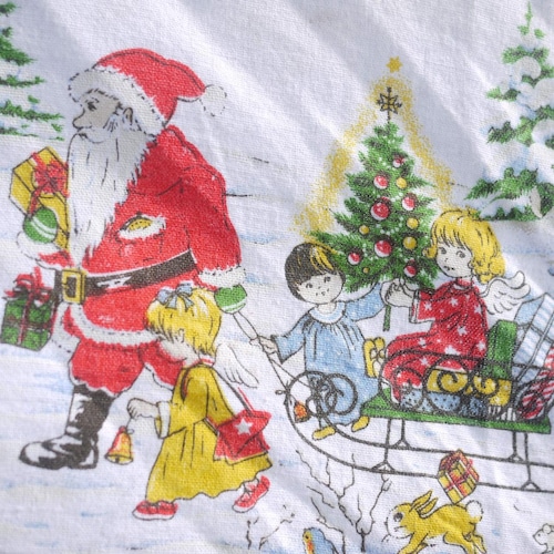 テーブルクロス　クリスマスプリント　ドイツ