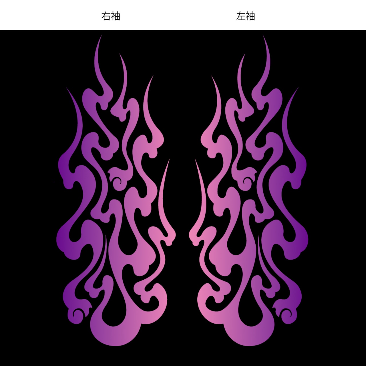 閻王 BLACK×PINK & Gradation Zip-up Hoodie