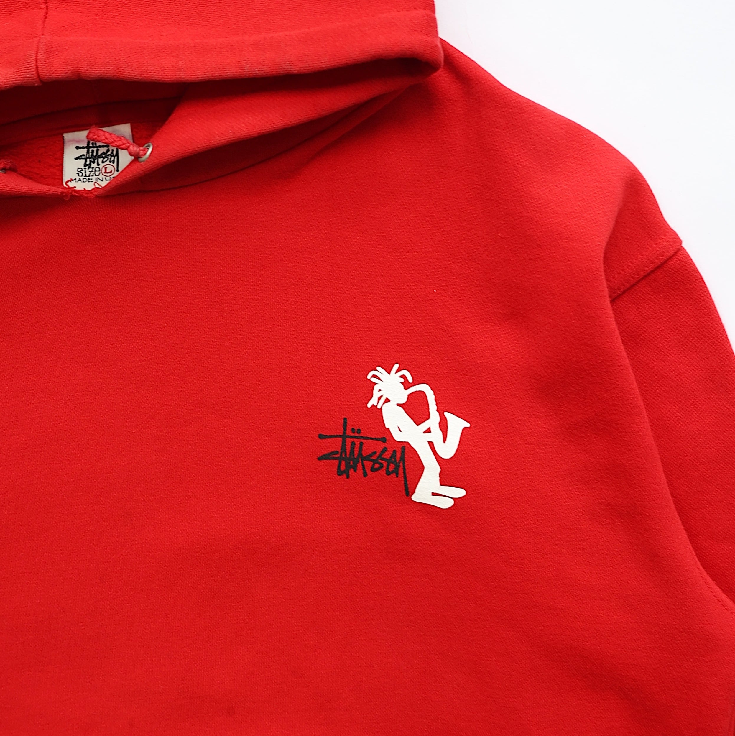 90S STUSSY JAZZMAN PULLOVER HOODIE | CLIMB SENDAI
