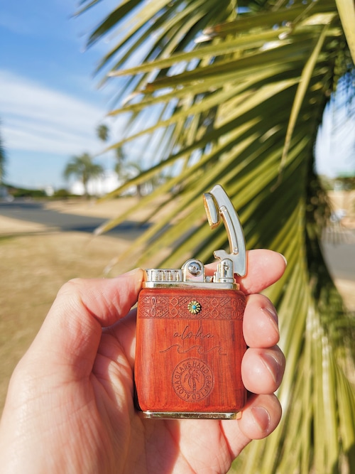 Wood gas lighter