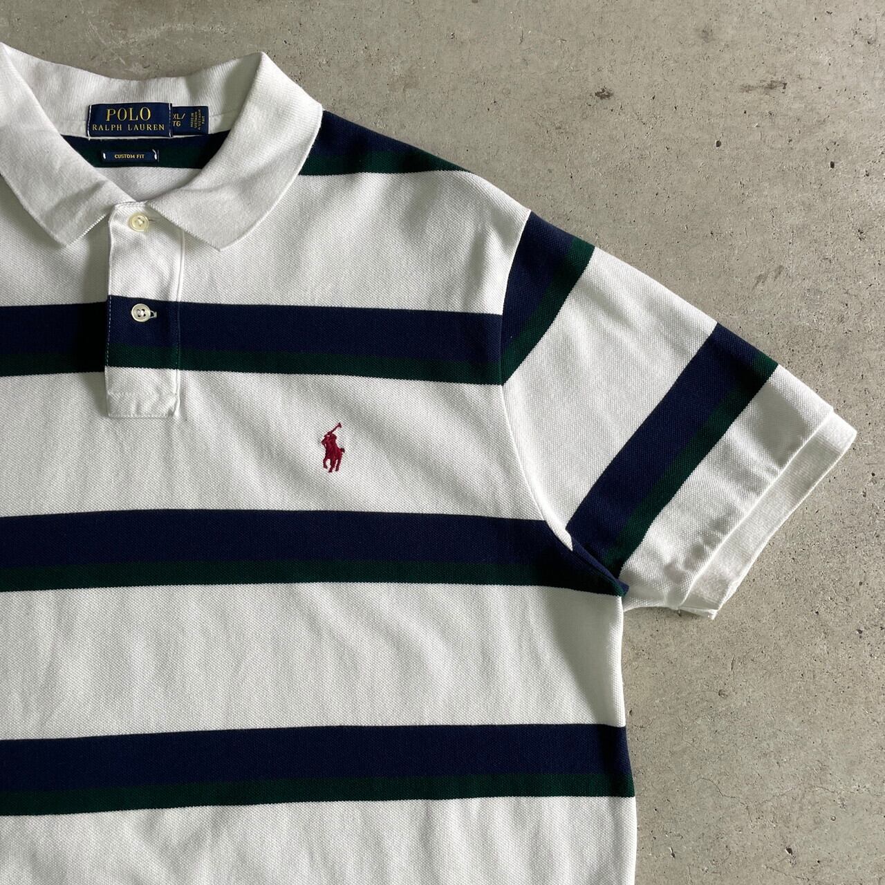 Polo Ralph Lauren ポロラルフローレン CUSTOM FIT 鹿の子 ポロシャツ