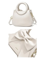 【0282】Ribbon PU Mini Hand Shoulder 2way Bag