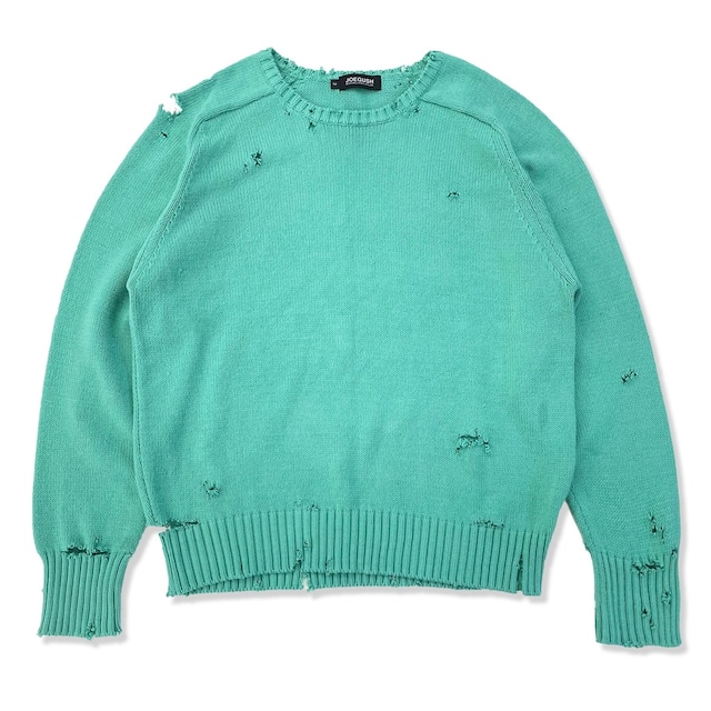[ JOEGUSH ] Single pullover knit Lv.2 (Distressed Ver.) (Mint) 正規品 韓国ブランド 韓国代行 韓国通販 韓国ファッション ニット