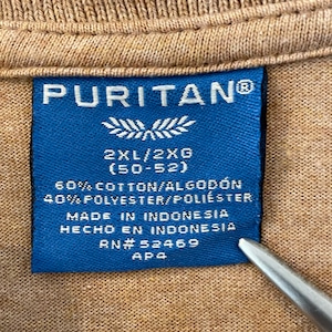 【PURITAN】ビッグサイズ ポロシャツ 2XL ボーダー 胸ポケ ピューリタン US古着 アメリカ古着