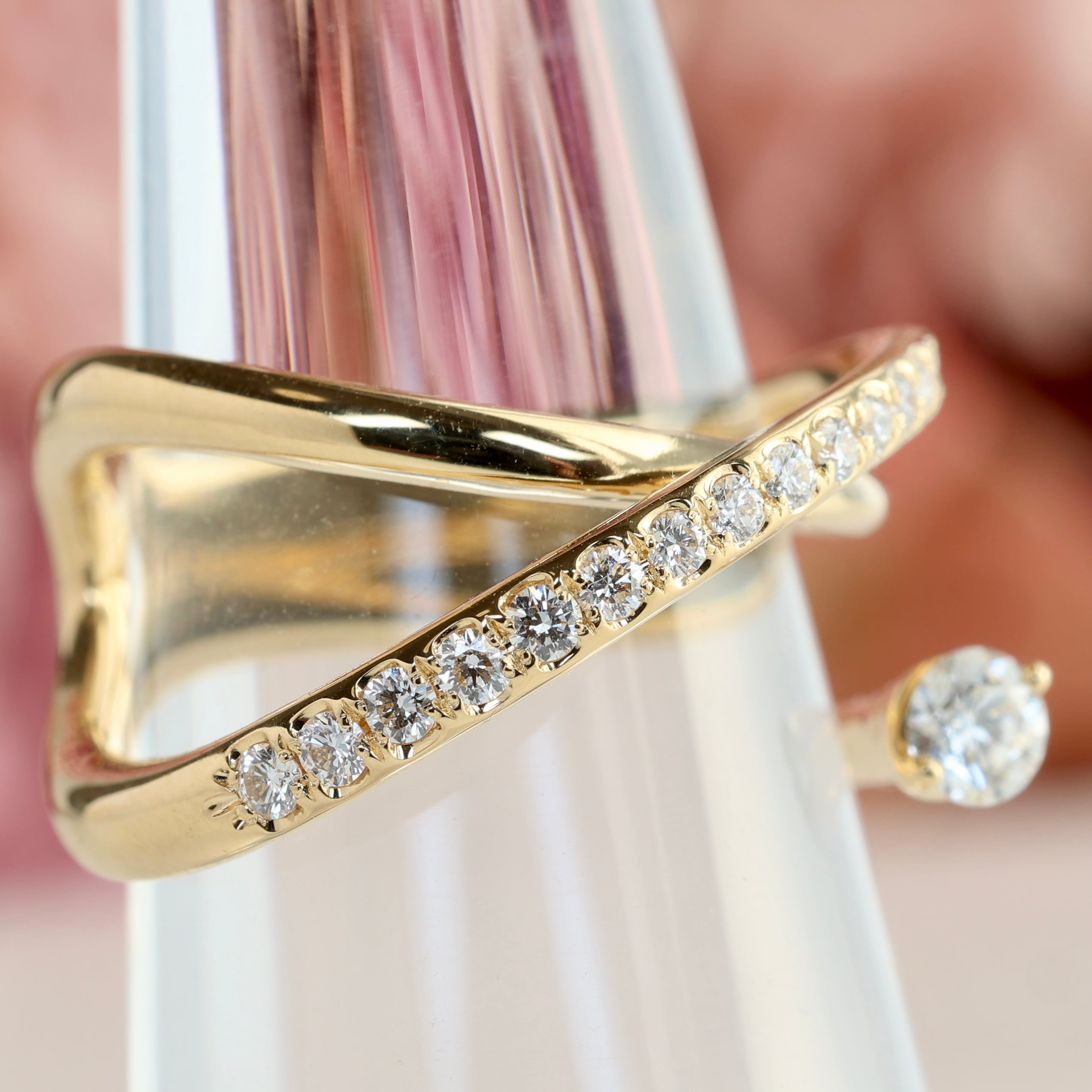 K18 YG コデラトモコ ダイヤモンド 0.28ct リング 小寺智子 カシケイ 