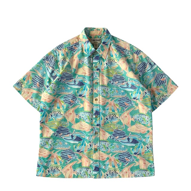 USED Aloha shirt / Cooke street  / size M