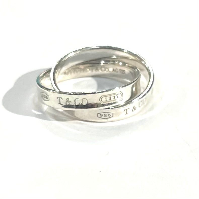 希少【TIFFANY&CO.】2993 1837 名品 インターロッキングサークル