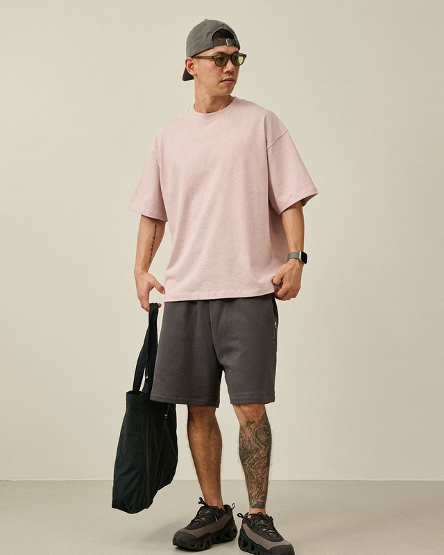 Zip Pocket Wide Shorts 　x01267