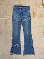 flare denim pants