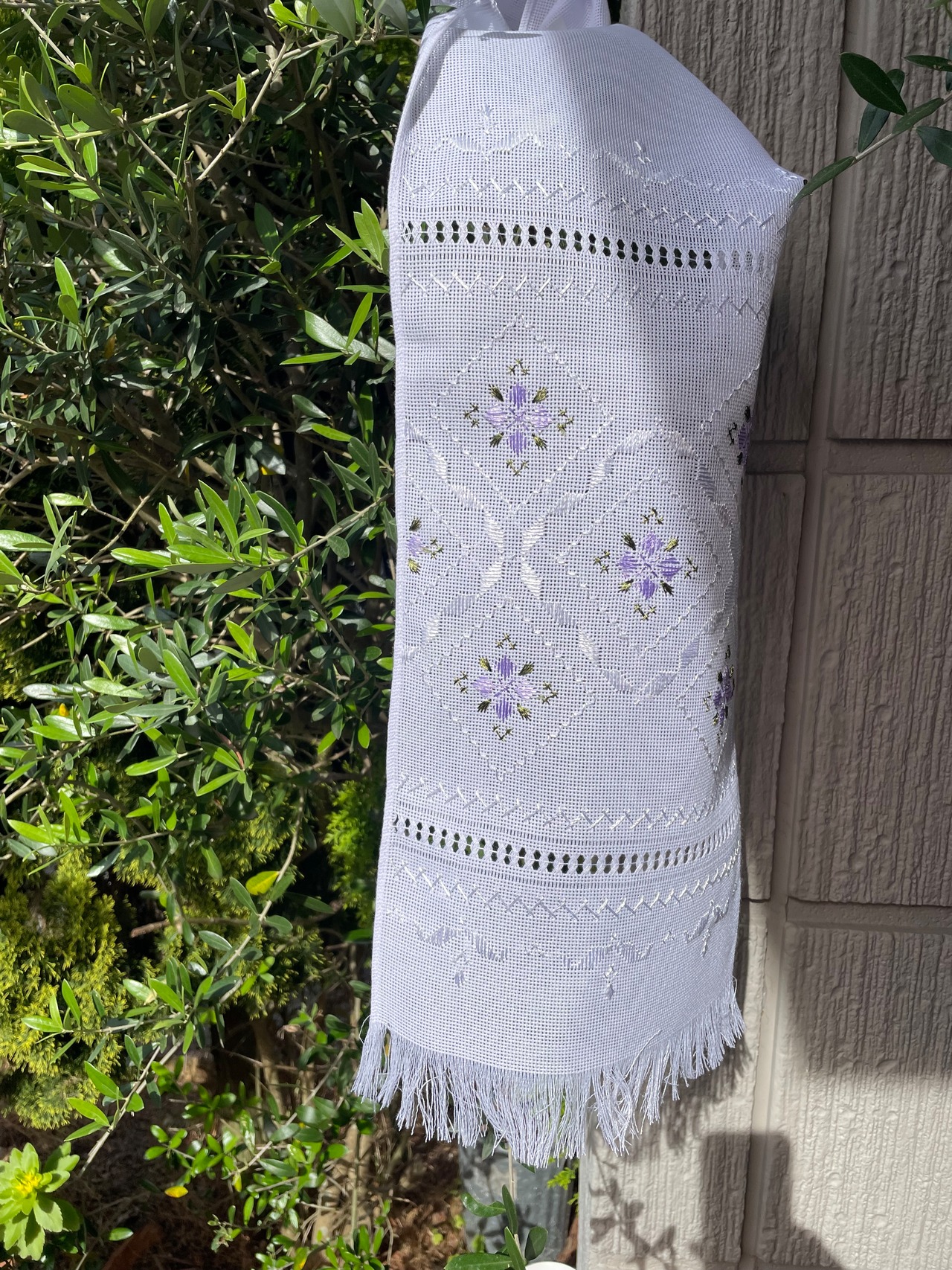 ウクライナ伝統手刺繍祭具タオル「ルシニク」 - 2