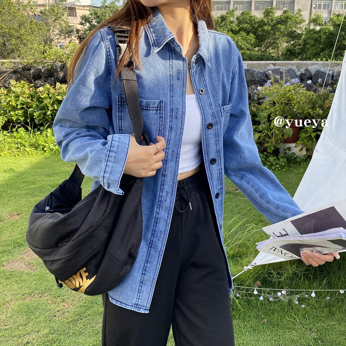 スタンダードジャケット オータムルーズカーディガントップス レトロ 秋物 クレセントシティ33110287664