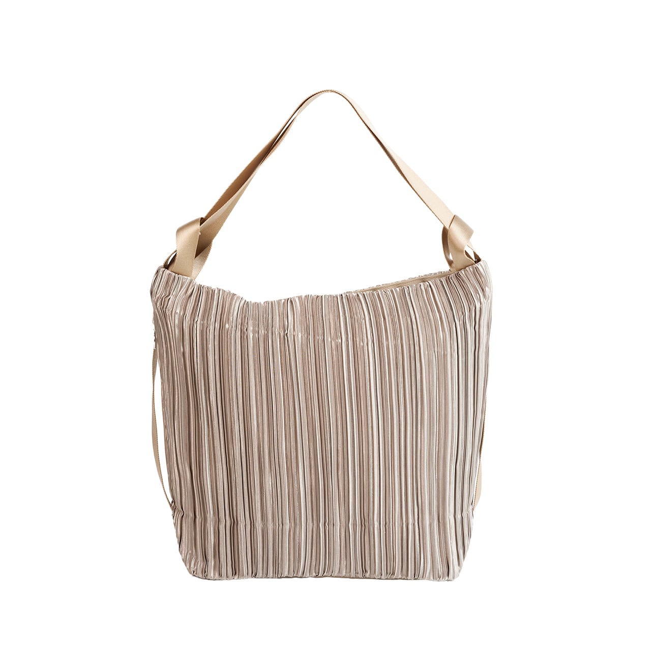 カラフルプリーツ2WAYリュック&トートバッグ(DSP-895)#55マッシュルーム