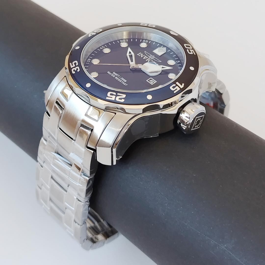 プロダイバー緑グリーン新品メンズ腕時計INVICTAかっこいい日付