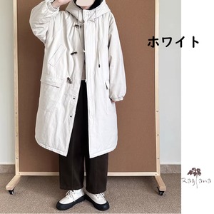 ダッフルフード付き中綿コート 6col Y 250519