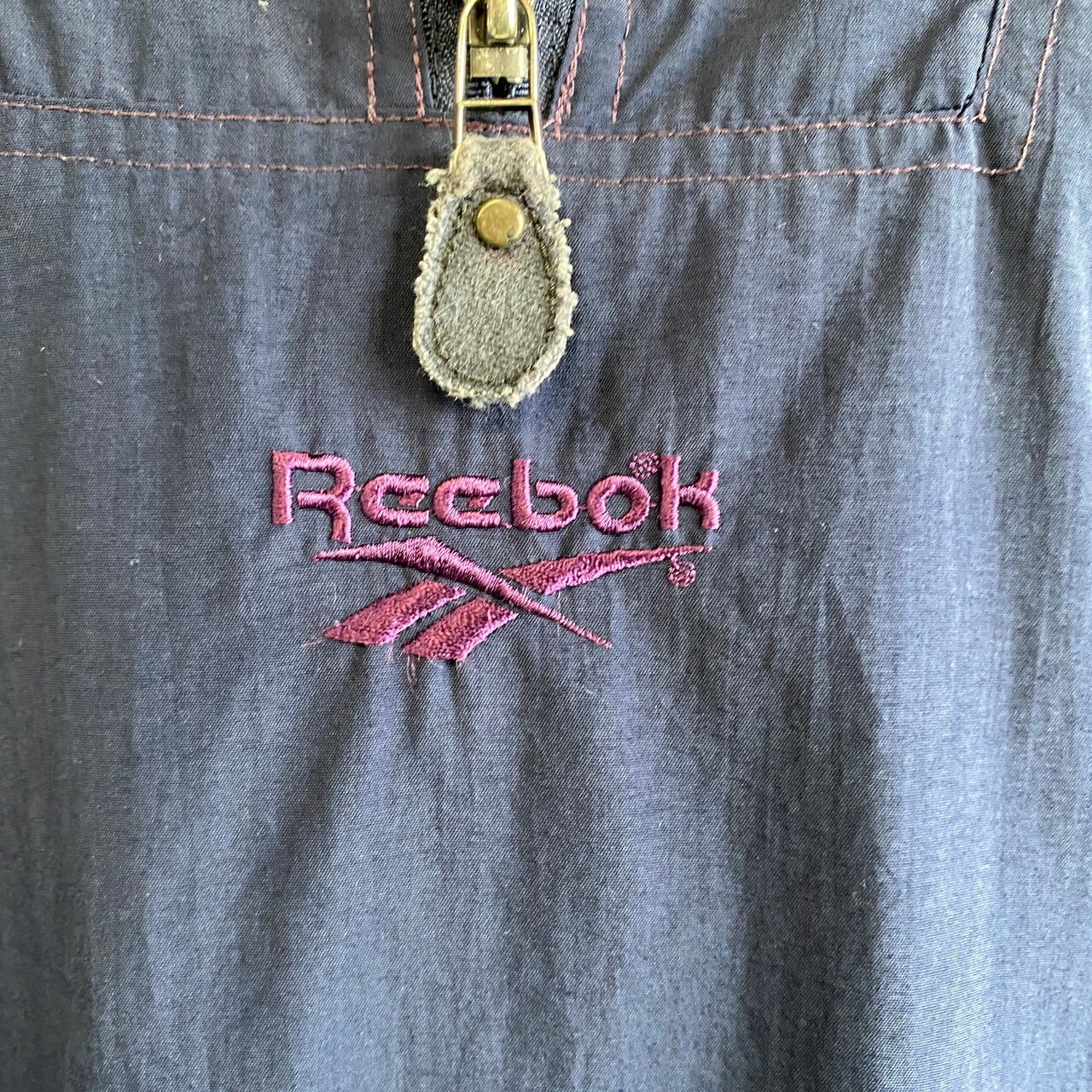 ビッグサイズ 90年代 Reebok リーボック センターロゴ 刺繍 ナイロン  