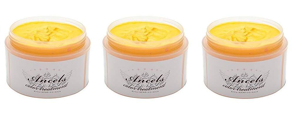 【特価処分】エンシェールズ カラートリートメント カラーバター 200g (ネオンイエロー) 3個セット