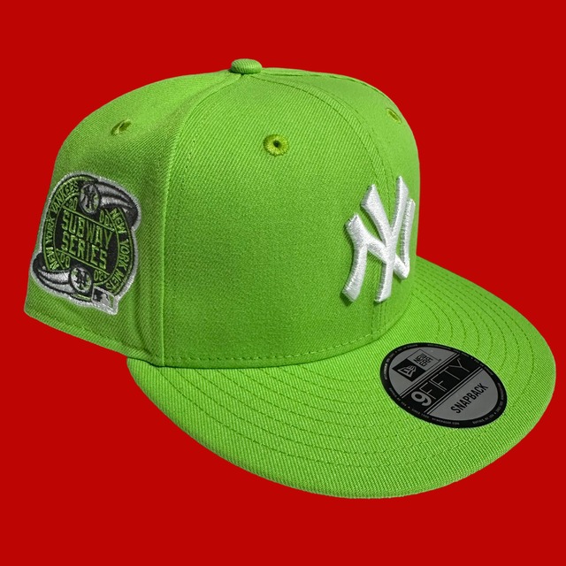 New York Yankees 2000 Subway Series New Era Snapback / Light Green (Gray Brim)