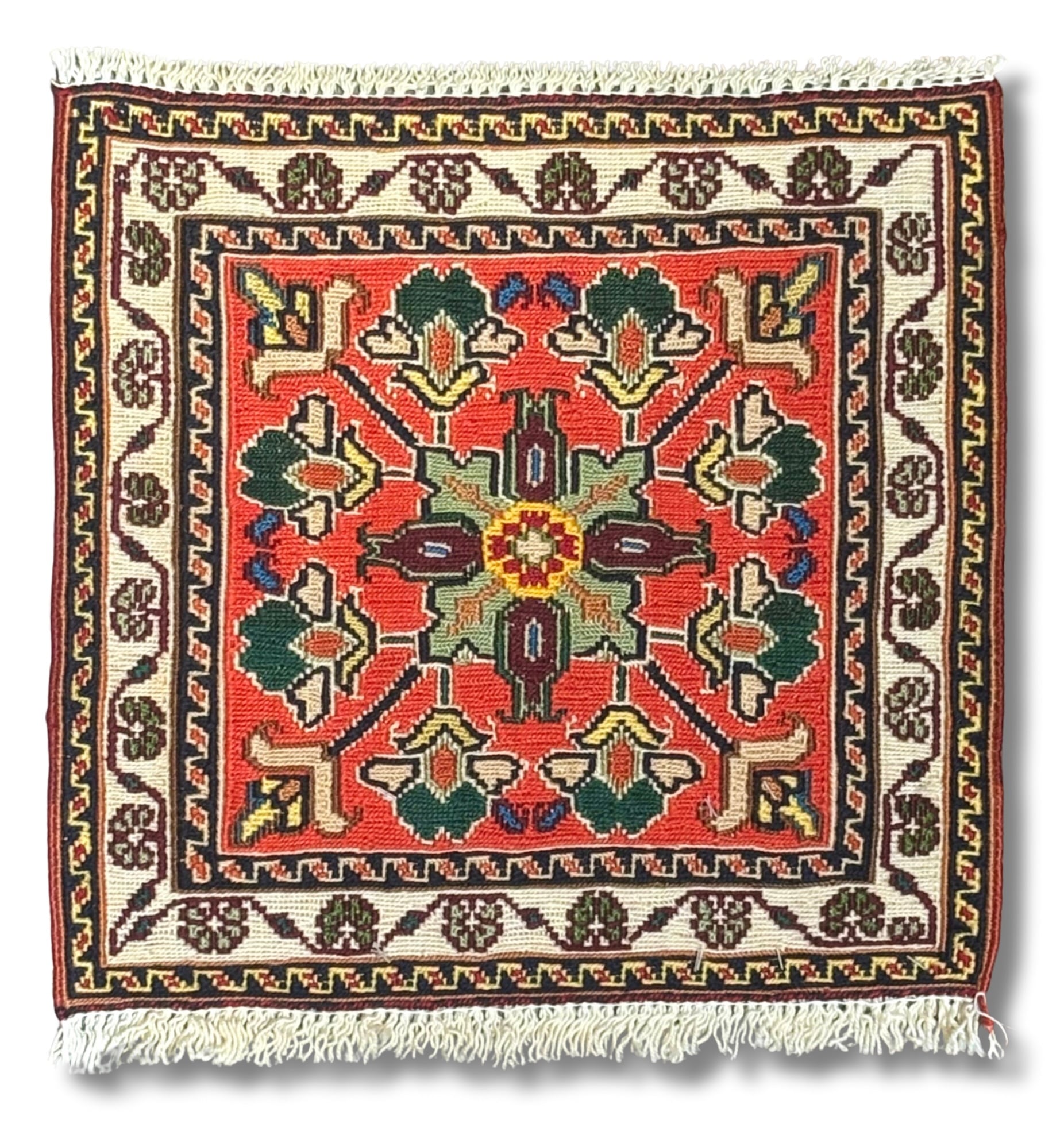 オールドキリム】グーチャン産 約108×96(㎝) KB650194 | ペルシャ