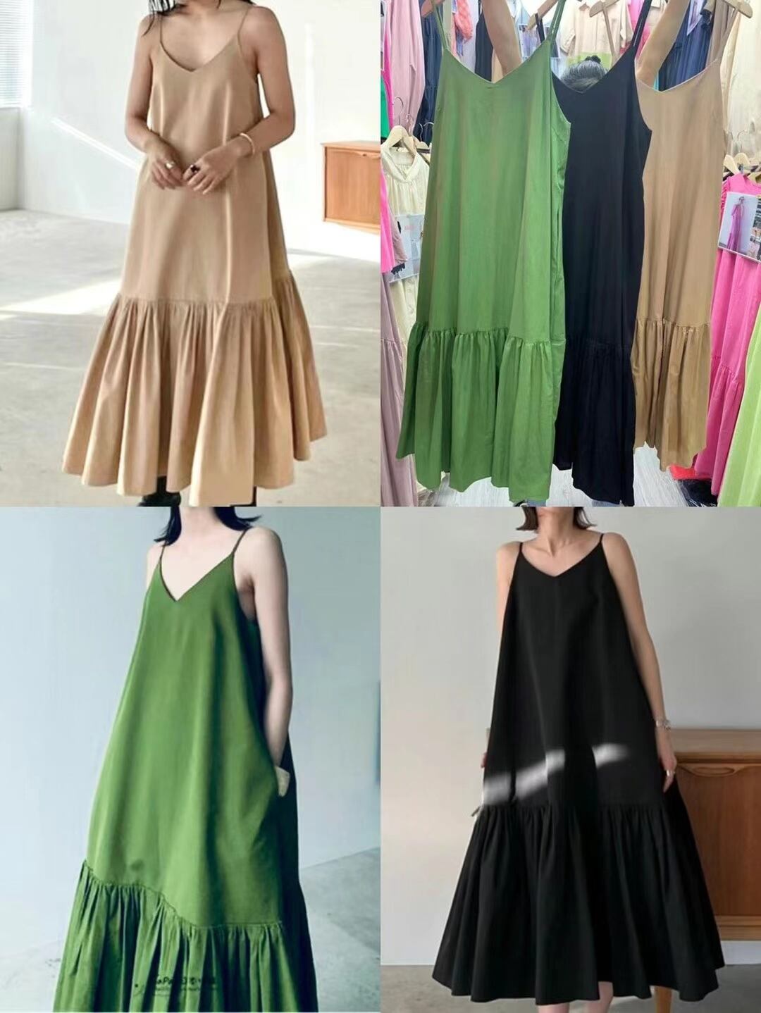 コットンキャミワンピ　AJ22262-8968