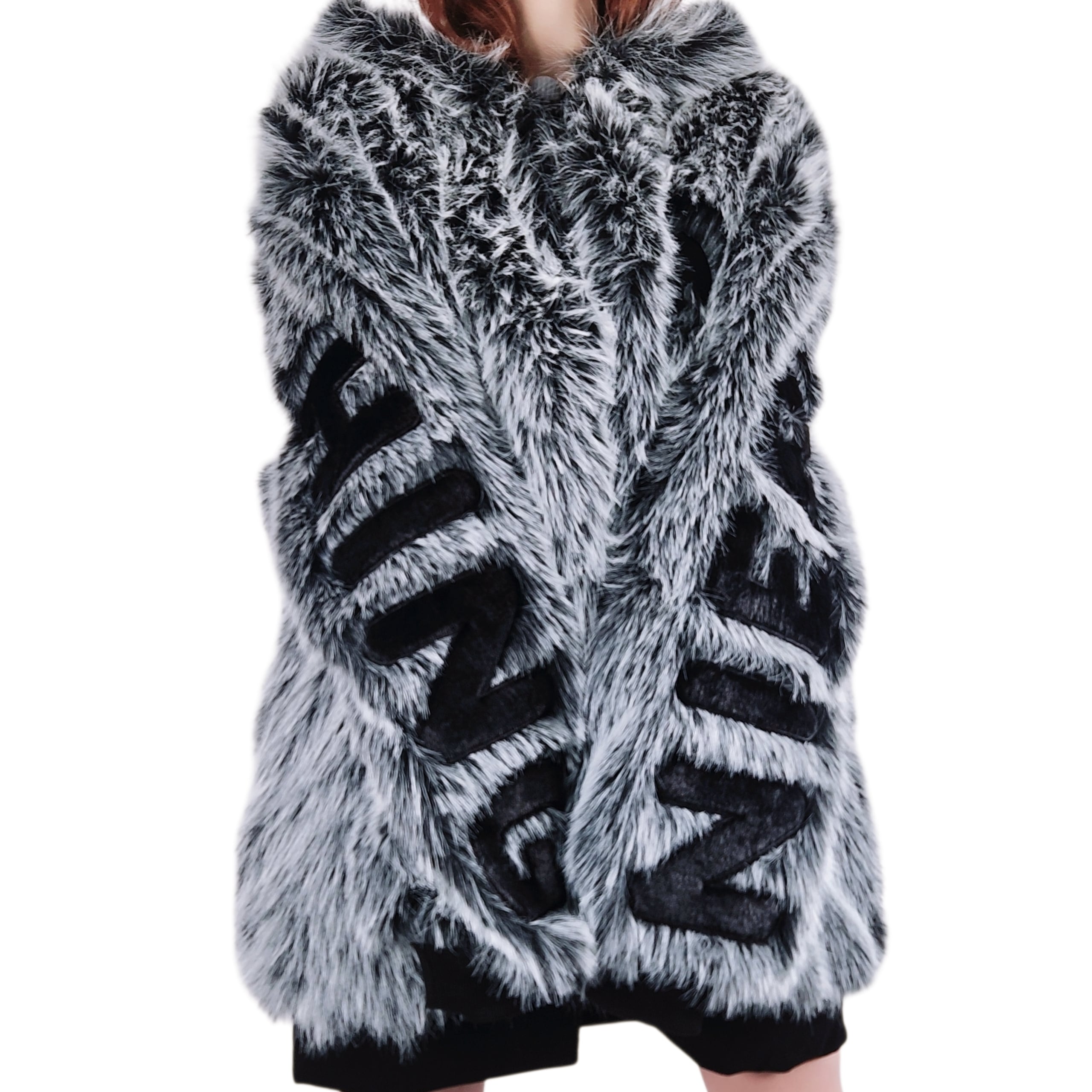 超ふわもこOVERSIZE GRAY SHADOW FUR OUTER | NIER CLOTHING