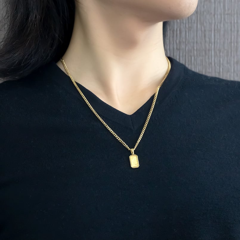 24K 18Kゴールド ペンダント 楽天市場】メンズ 純金 24金 ペンダントネックレス トップ 八