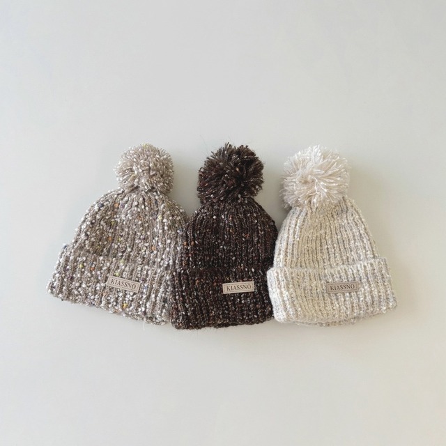 kidsニット帽［48cm〜52cm］