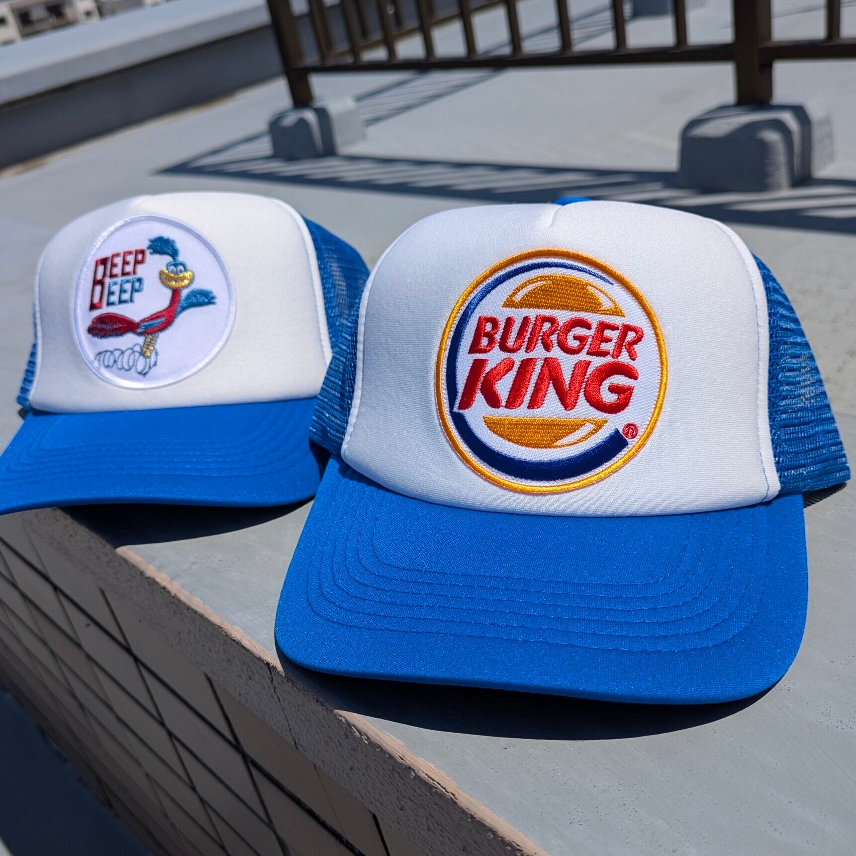 【 Mesh Cap / メッシュキャップ 】 76 / 76ルブリカンツ / BLUE / レーシングキャップ / ベースボールキャップ 〚アメリカン雑貨 アメトイ〛