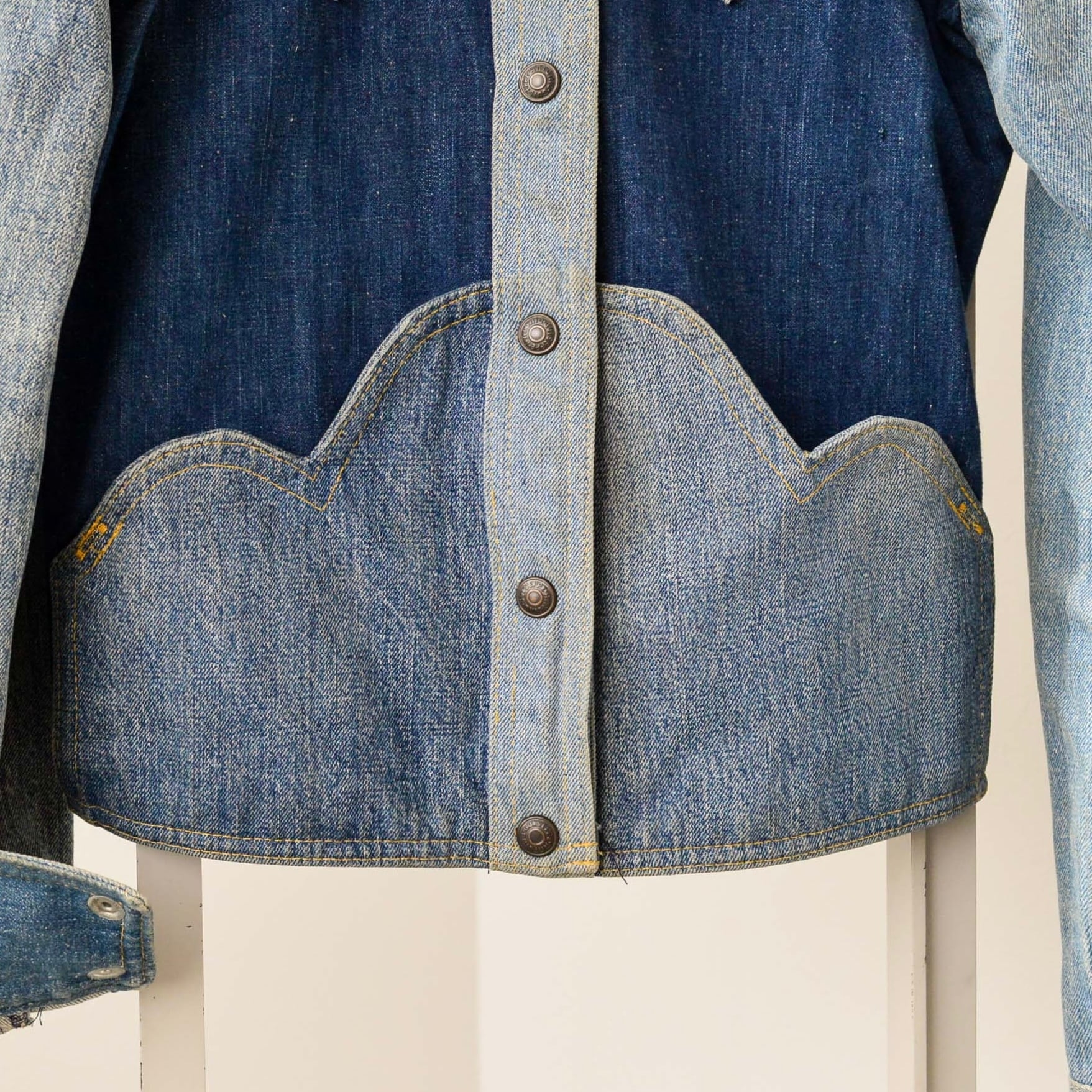 70s ヴィンテージ　パッチワークジーンズ　アントニオ　ジュゼッペ　超希少品！ 70s 