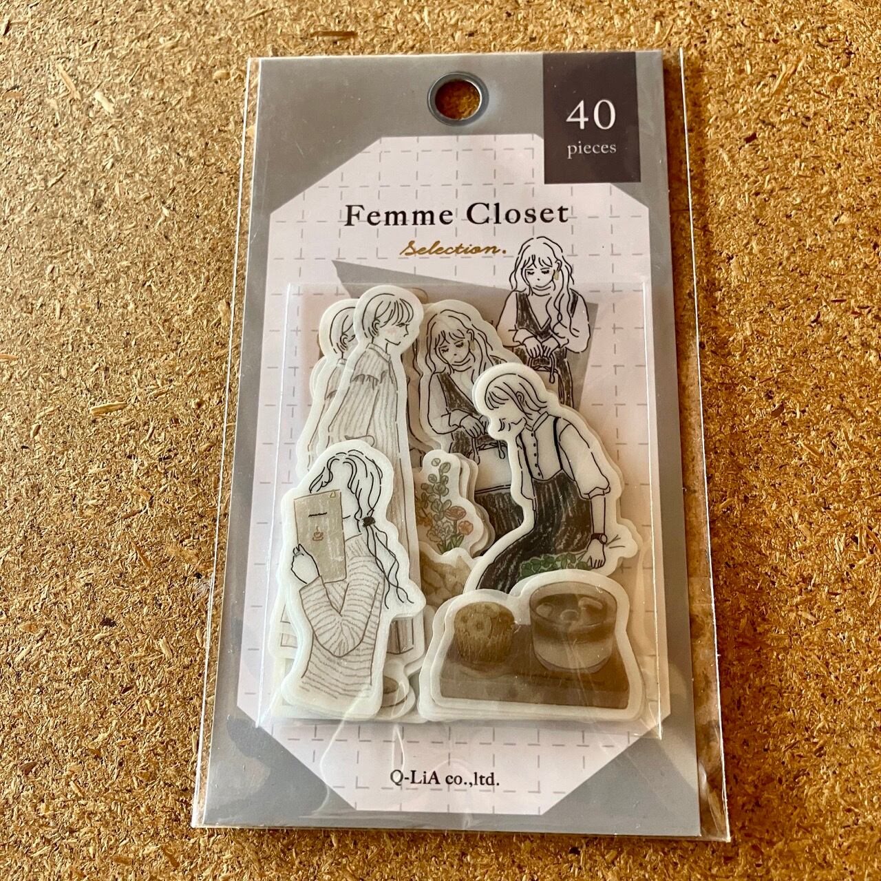 クーリア Femme Closet Selection モノトーンシンプル 71035 フレークシール PA08
