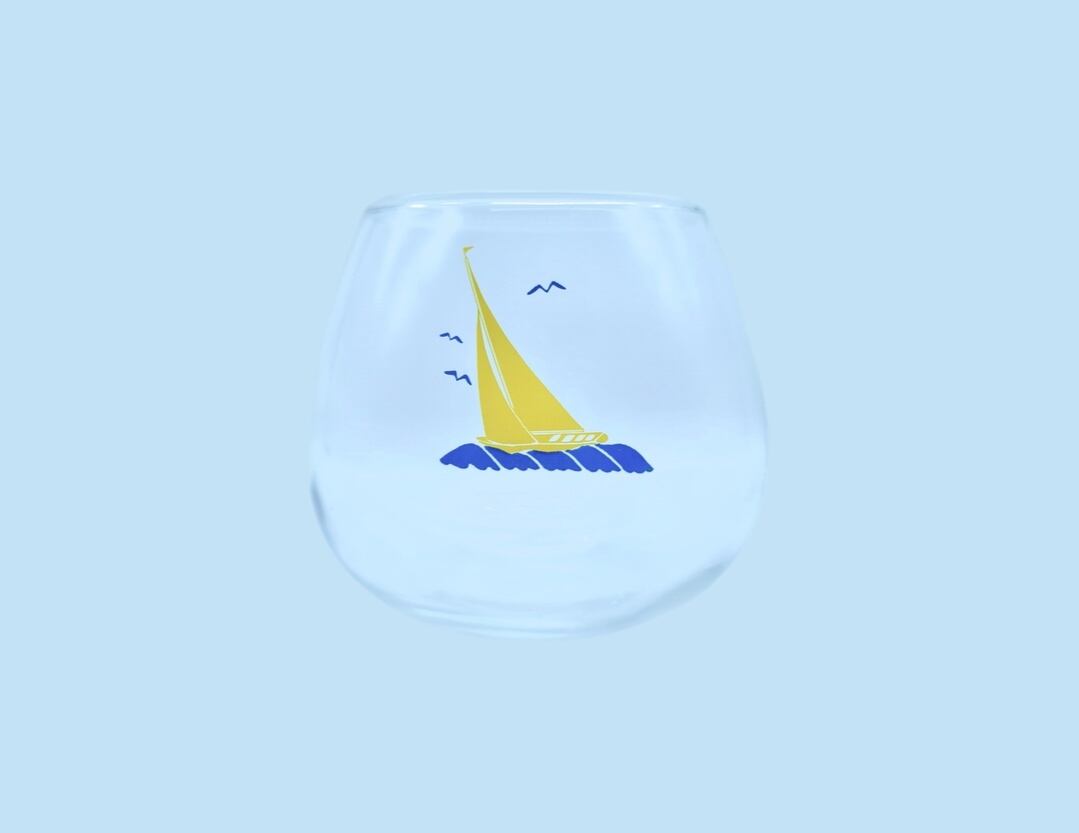 SAILBOAT SWING GLASS