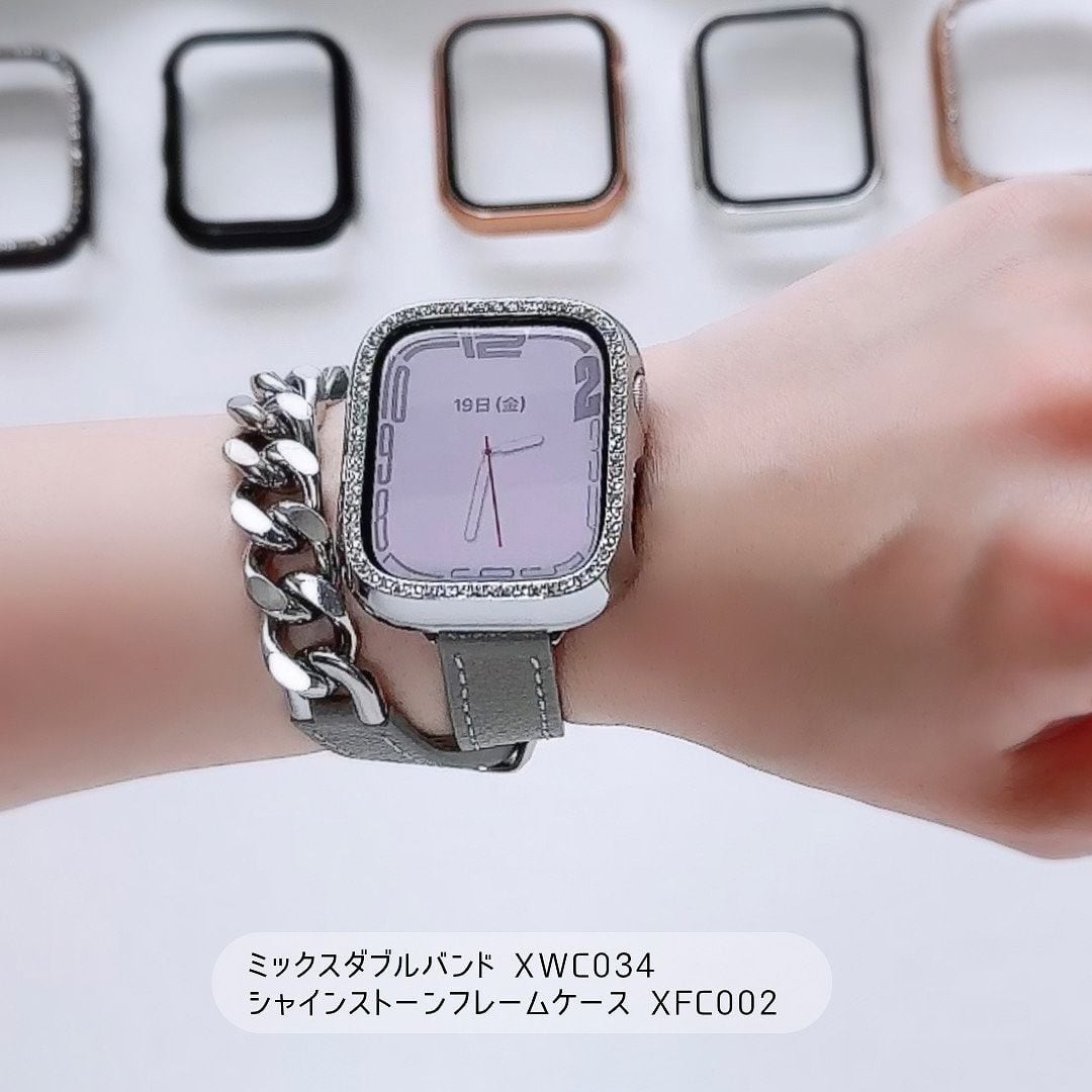 Apple Watch シャイン ストーン フレーム ケース | Lune (リュンヌ)