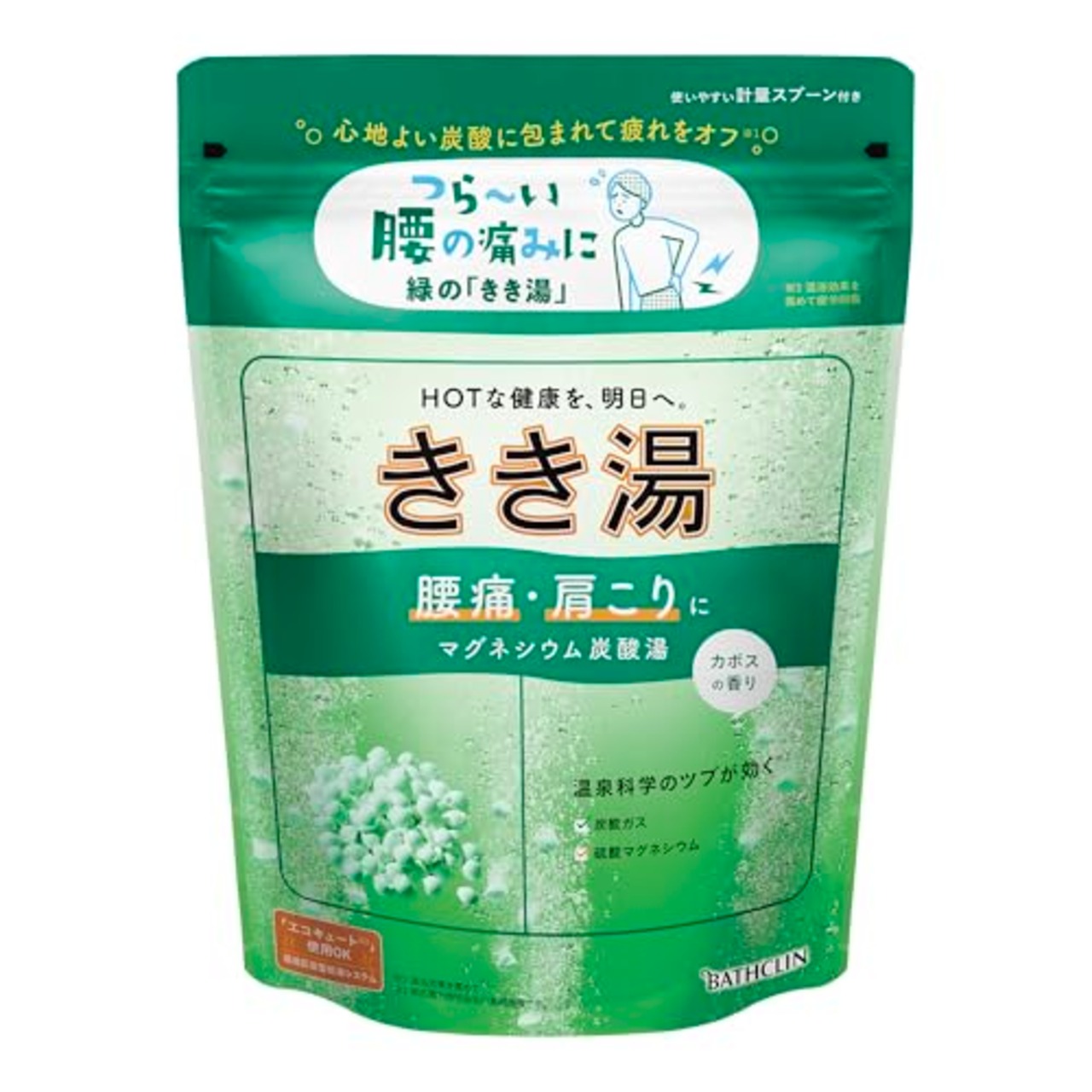 きき湯【薬用入浴剤】マグネシウム炭酸湯 カボスの香り 360g(約12回分) バスクリン 炭酸入浴剤