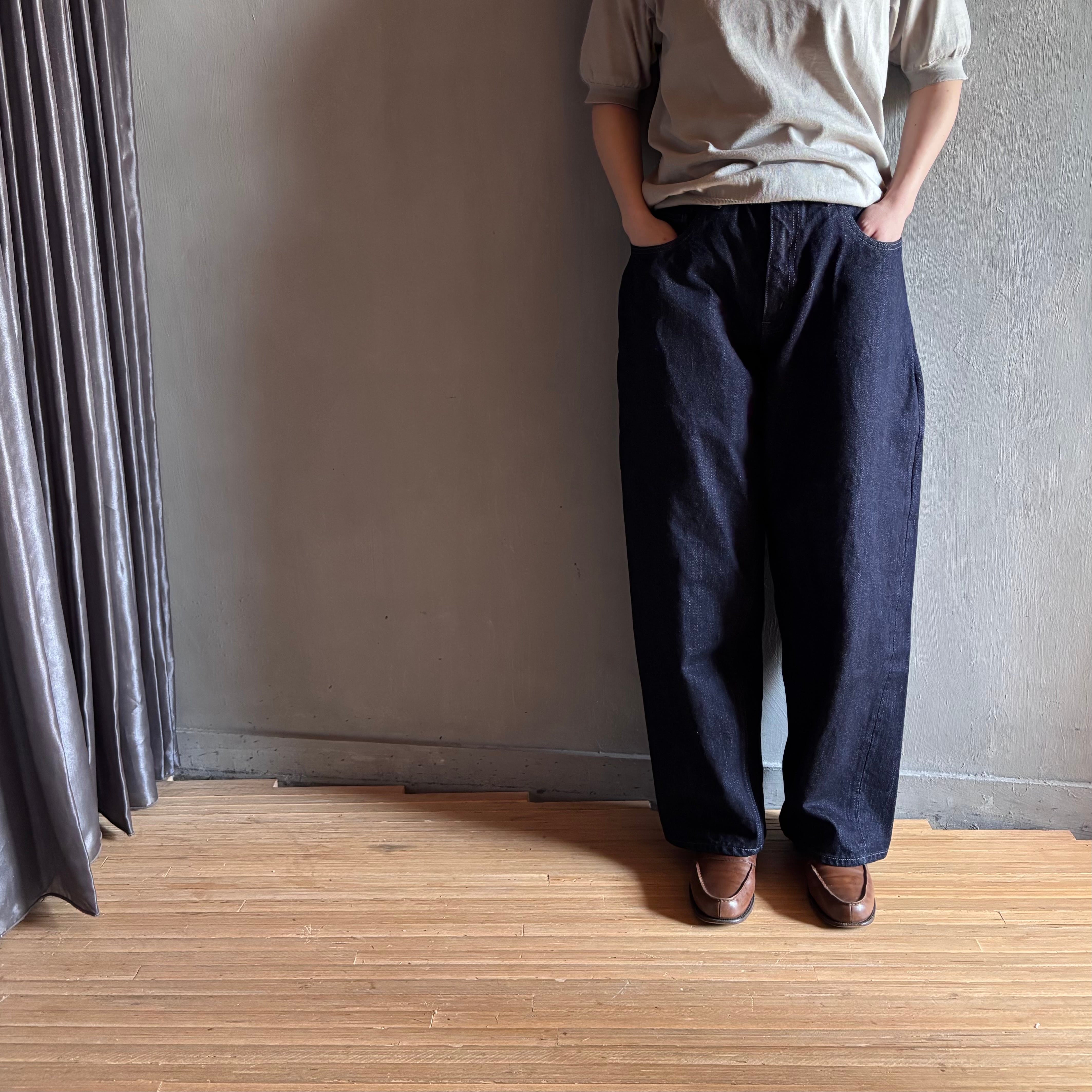 CIOTA｜ワイドバギーデニム Dark Navy | CORNER_122