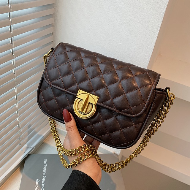 刺繍オータムチェーン 秋物 スクウェア メッセンジャーバッグ 手作りハンドバック34695170274