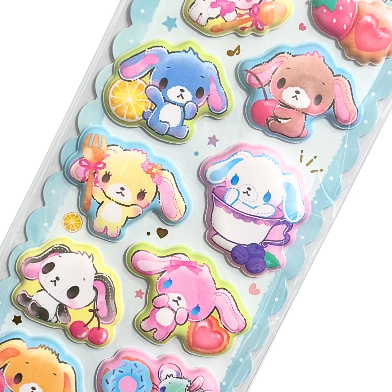 もちもちマシュマロシール　シュガーバニーズ/ブルー - 2