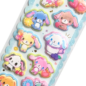 もちもちマシュマロシール　シュガーバニーズ/ブルー