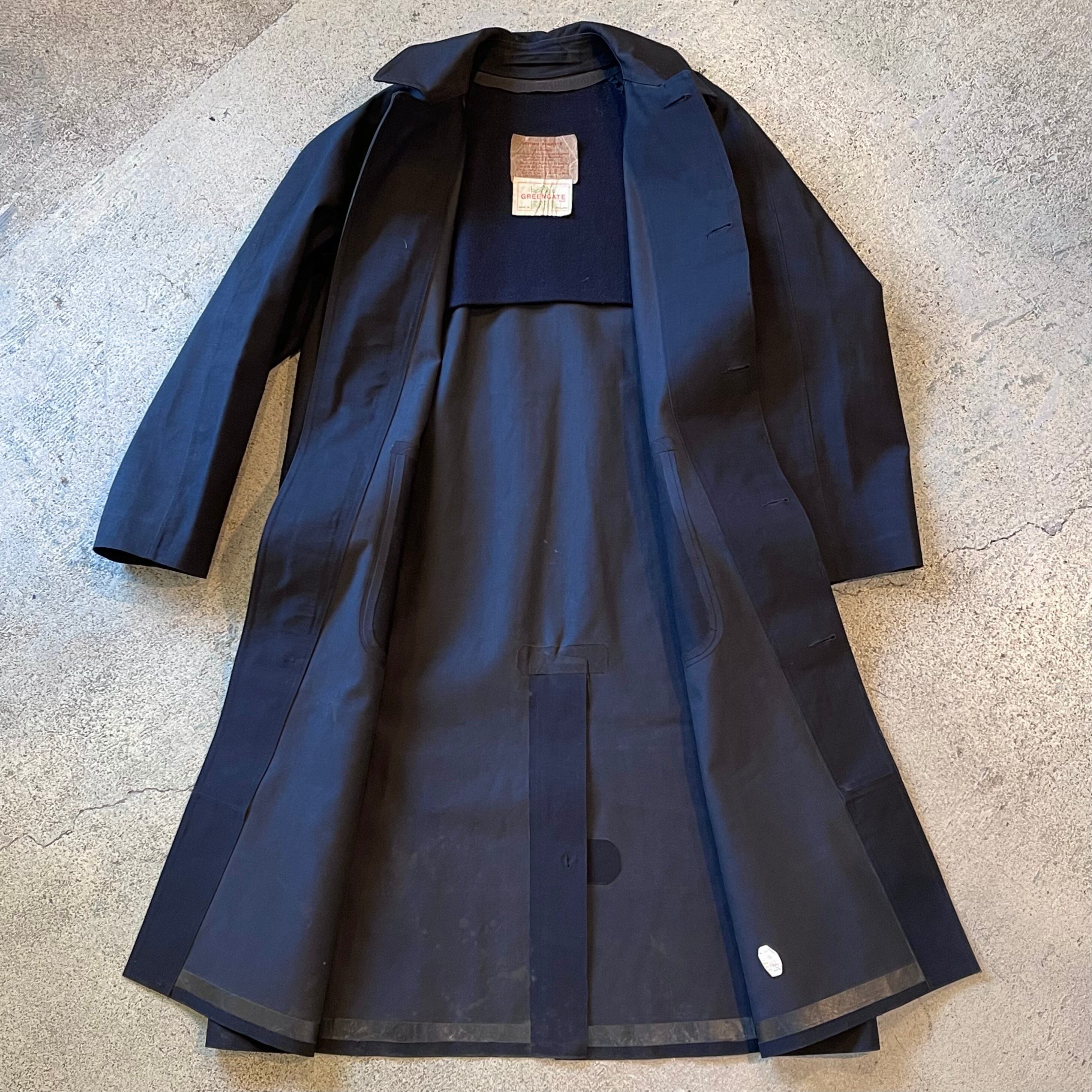 50's〜 British Railways Macintoshes coat ブリティッシュレイルウェイズ イギリス国鉄 マッキントッシュコート  黒マッキン | CROUT SAKAE