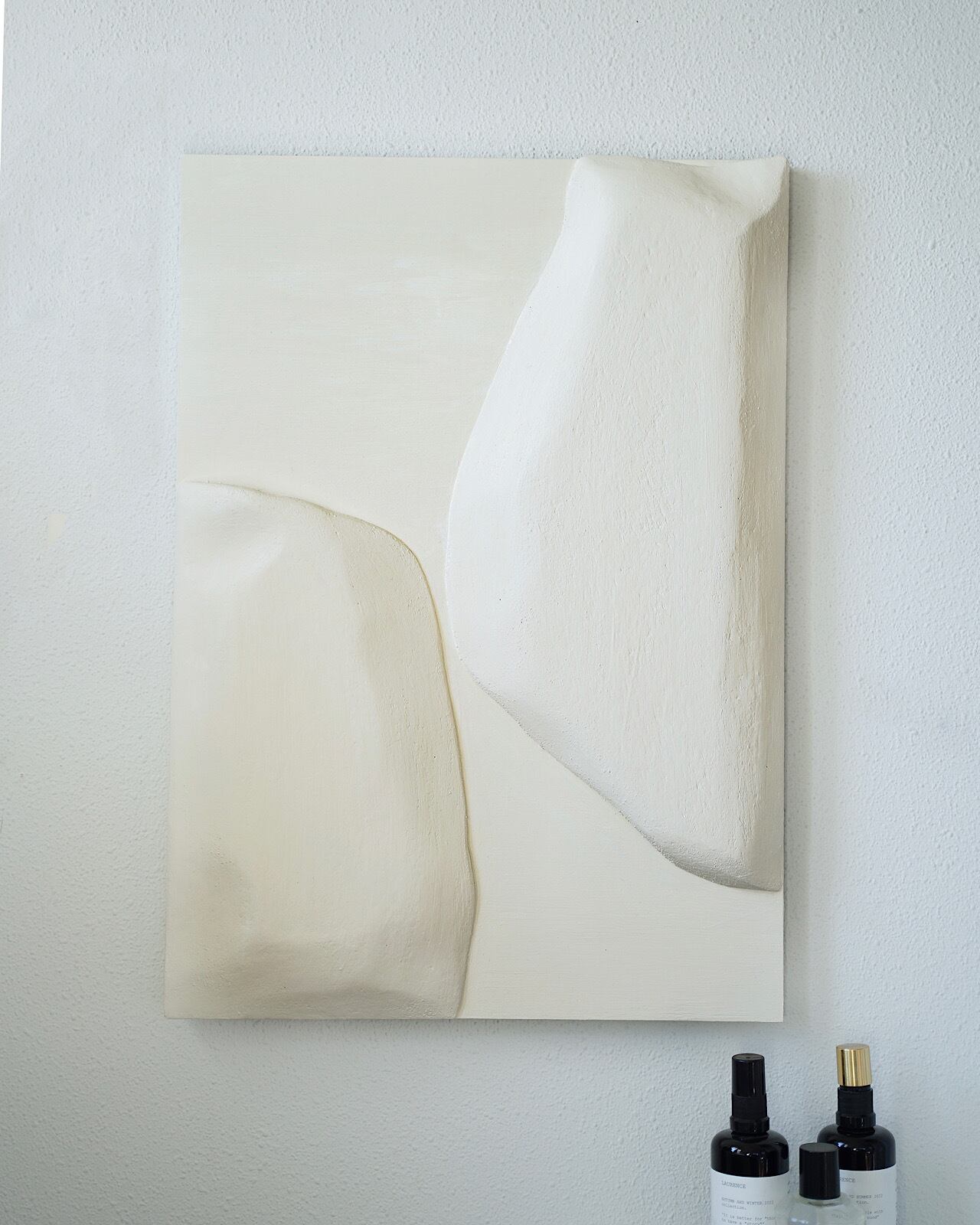 【Pristine】B3 (515×364mm) 白 アート 白い絵  ホワイト  インテリア 絵 ホテル オブジェ オフィス リビング モダン 玄関  koyamaayako  現代アート sticcka art studio